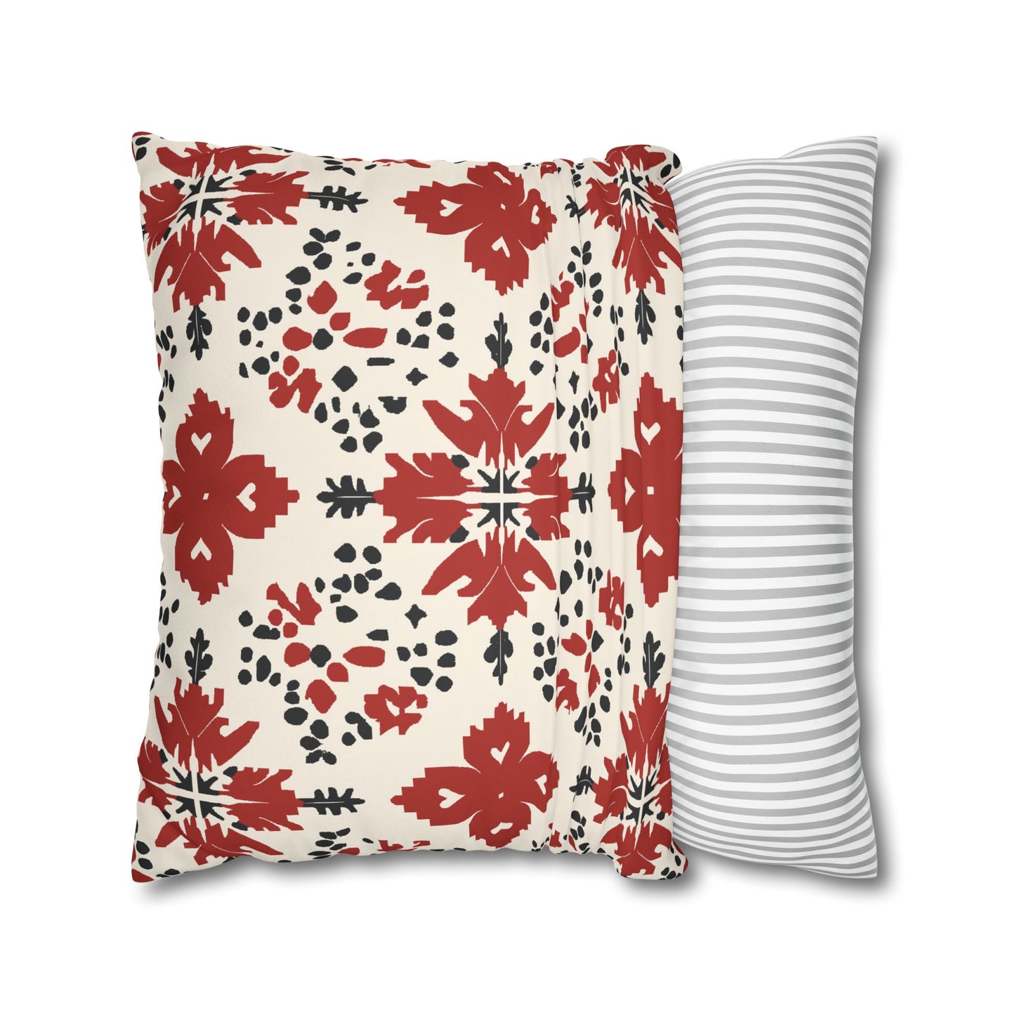 Selburose: Norwegian Heritage Inspired Throw Pillow Cover
