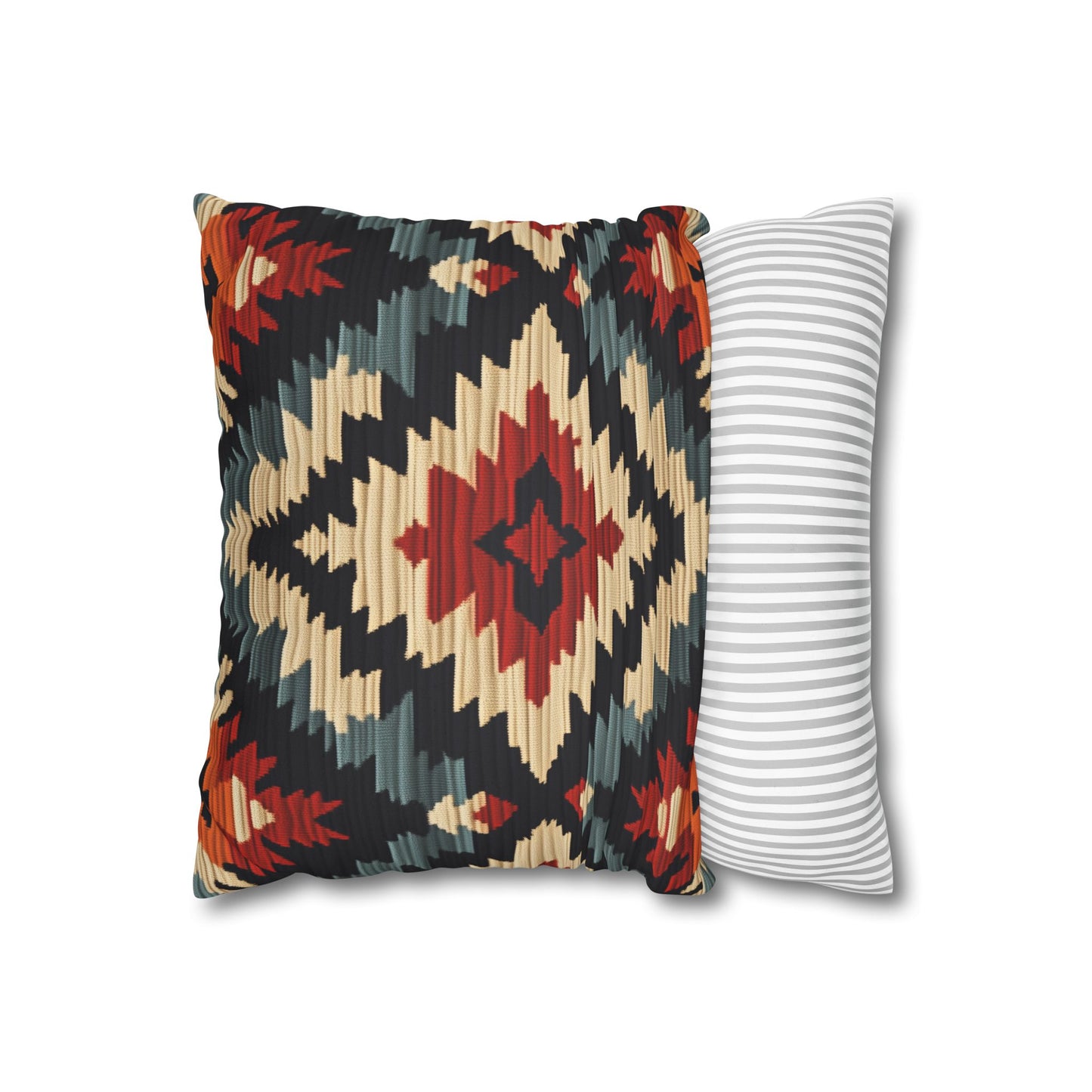 Ani: Chief's Daughter Native American Inspired Throw Pillow Cover