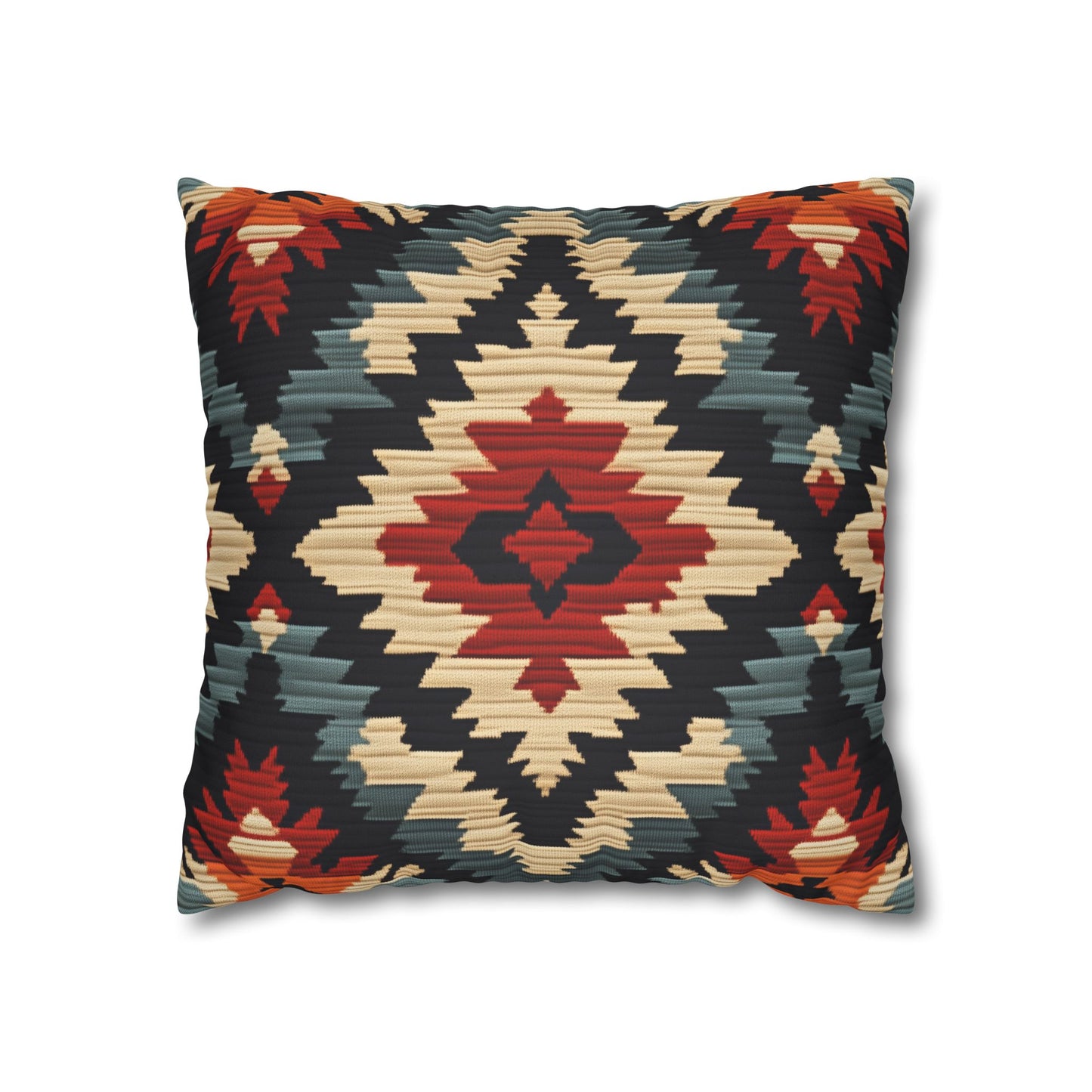 Ani: Chief's Daughter Native American Inspired Throw Pillow Cover