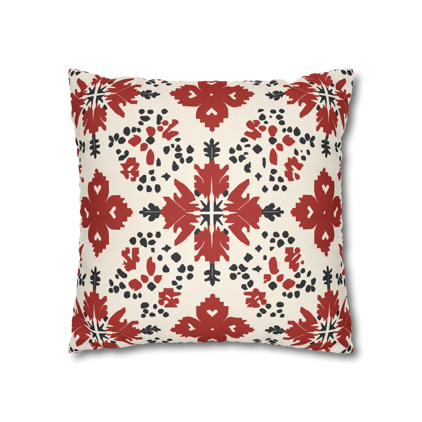 Selburose: Norwegian Heritage Inspired Throw Pillow Cover