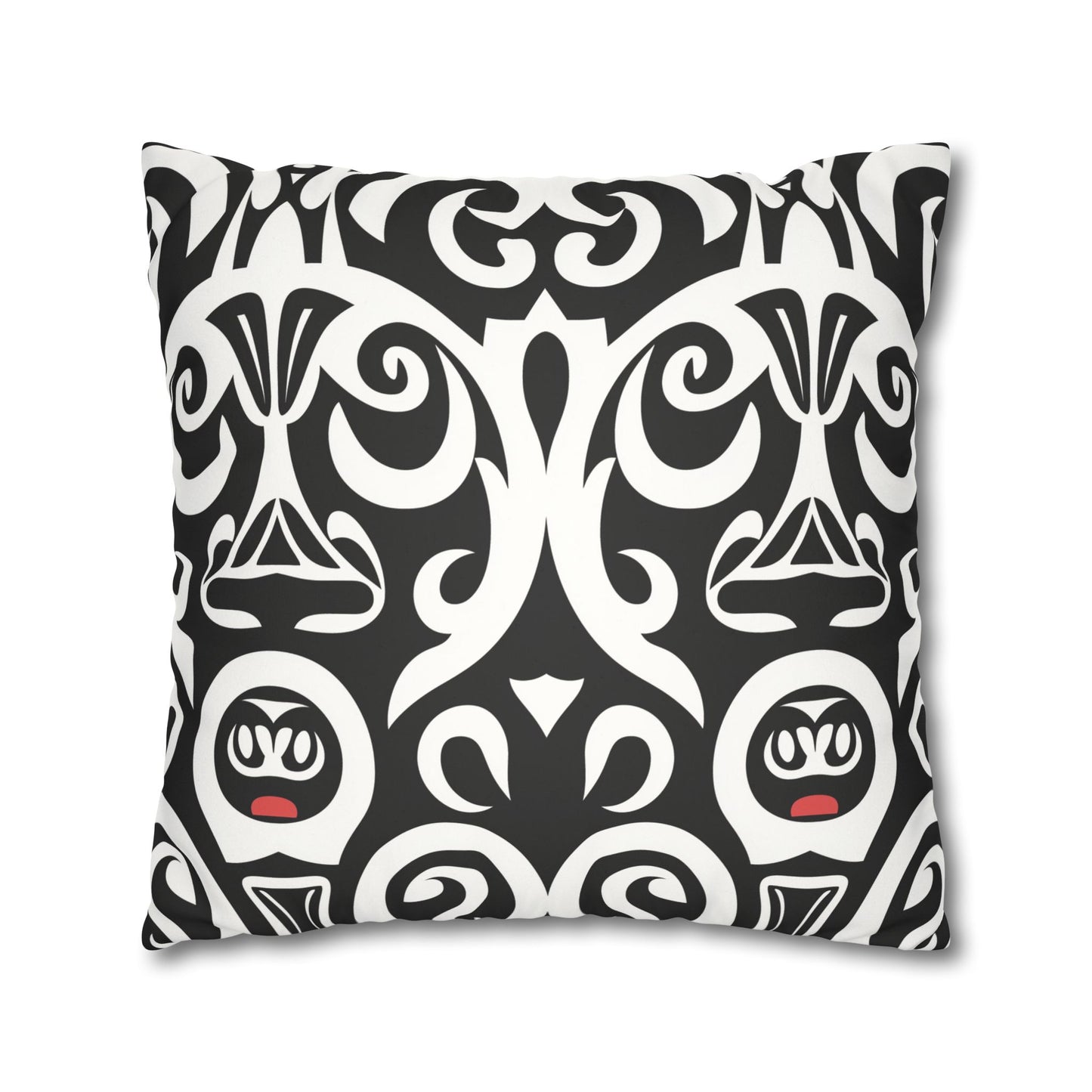 Aroha: Maori Culture Inspired Throw Pillow Cover