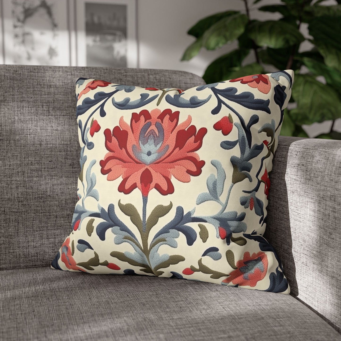 Baroque: English Jacobean Inspired Throw Pillow Cover