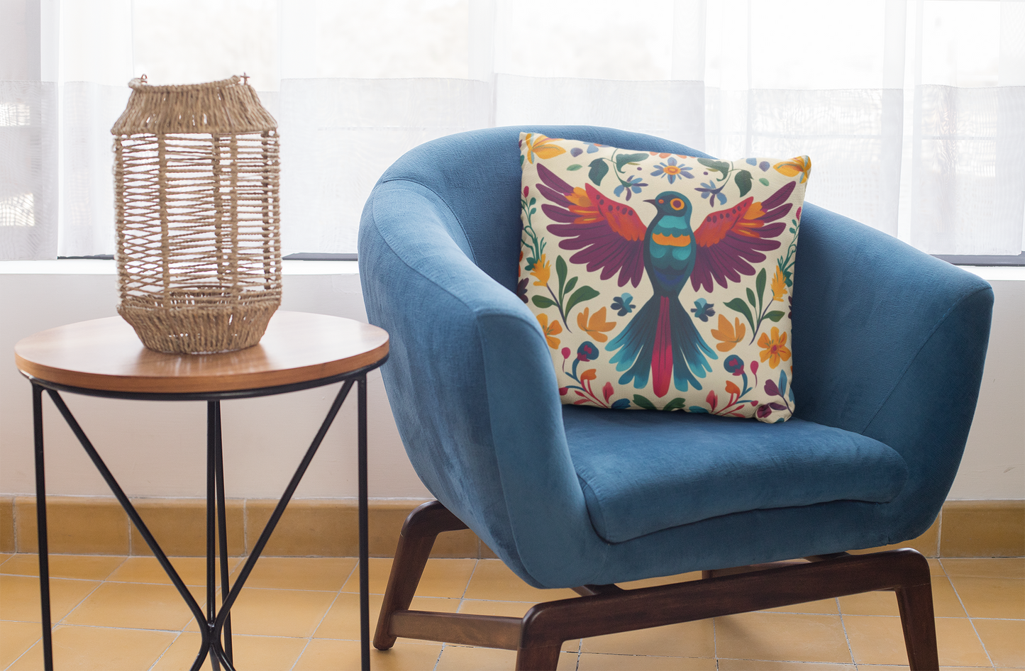 Tenango: Mexican Otomi Inspired Throw Pillow Cover