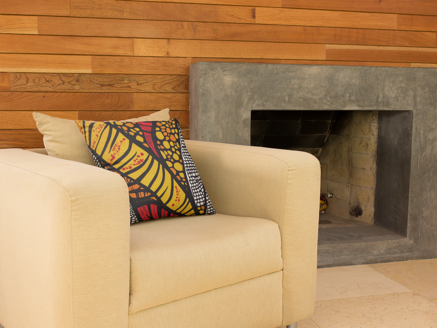 Mozal: Mozambique Capulana Inspired Throw Pillow Cover