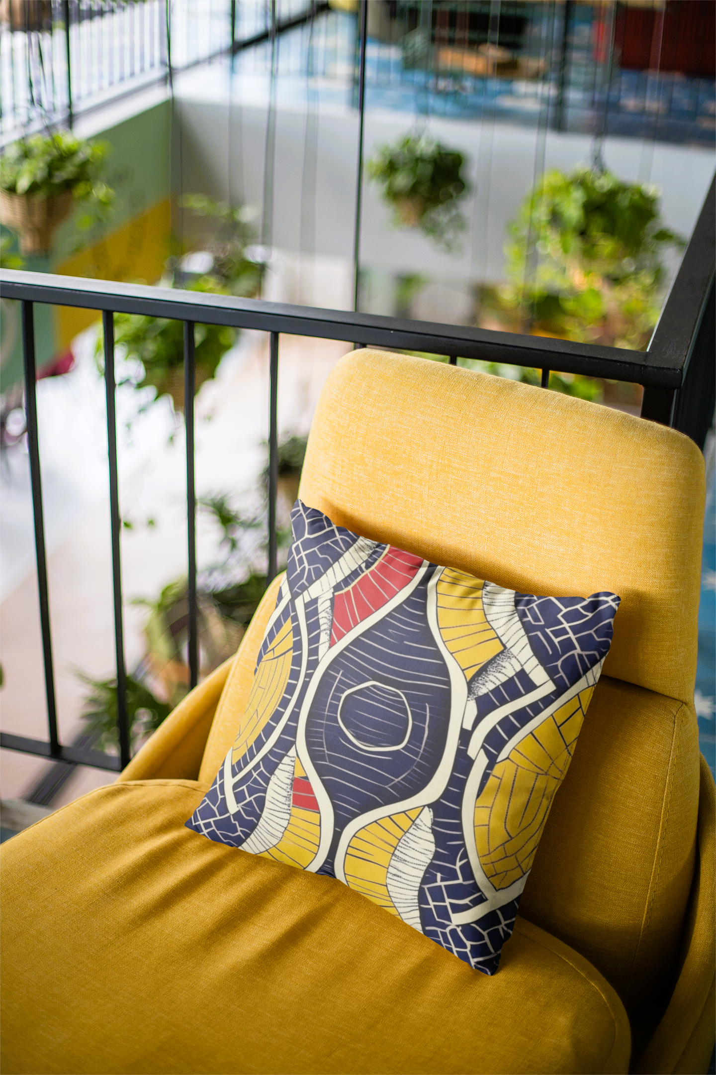 Umoja: Tanzanian Kitenge Inspired Throw Pillow Cover
