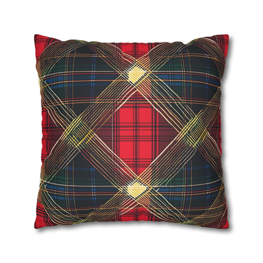 Kilt: Scottish Tartan Inspired Throw Pillow Cover