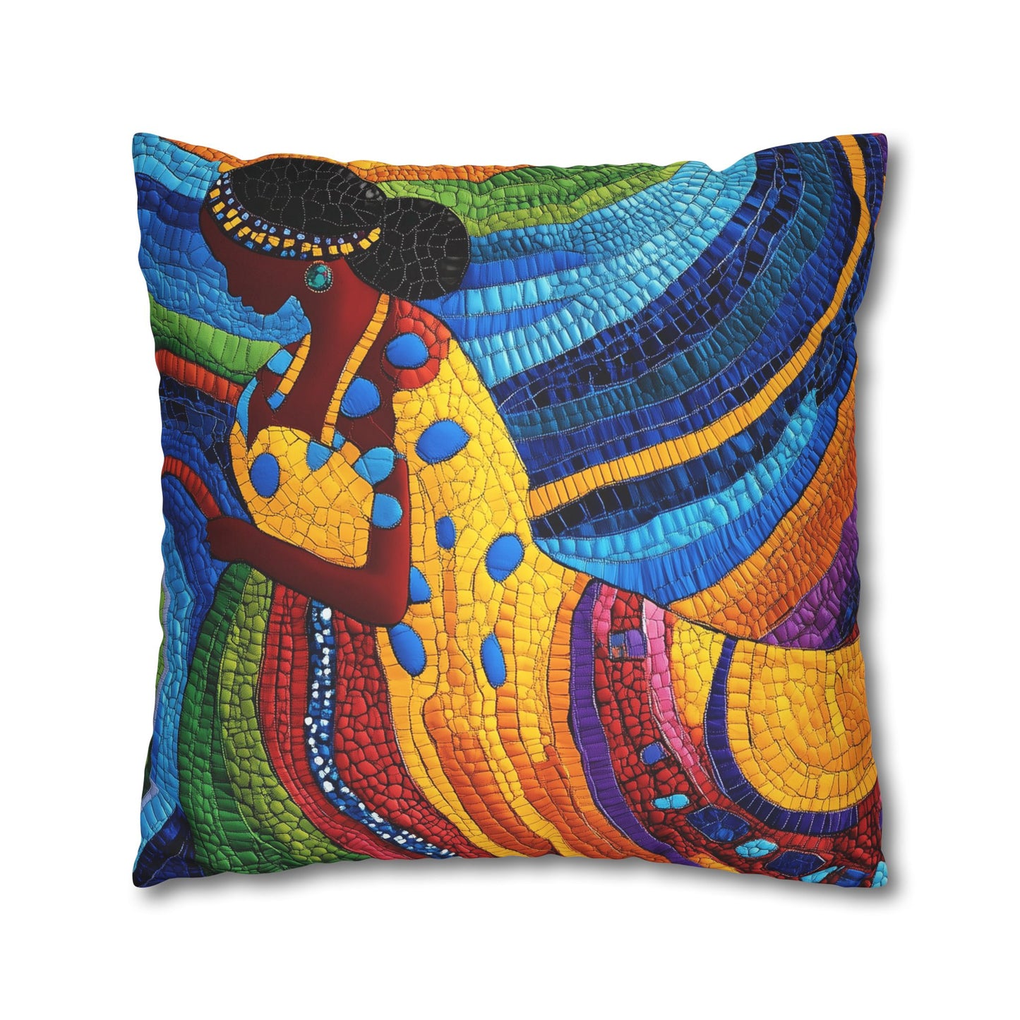 Sapelo: American Gullah Inspired Throw Pillow Cover