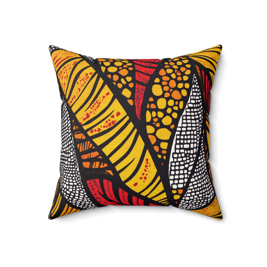 Mozal: Mozambique Capulana Inspired Throw Pillow Cover