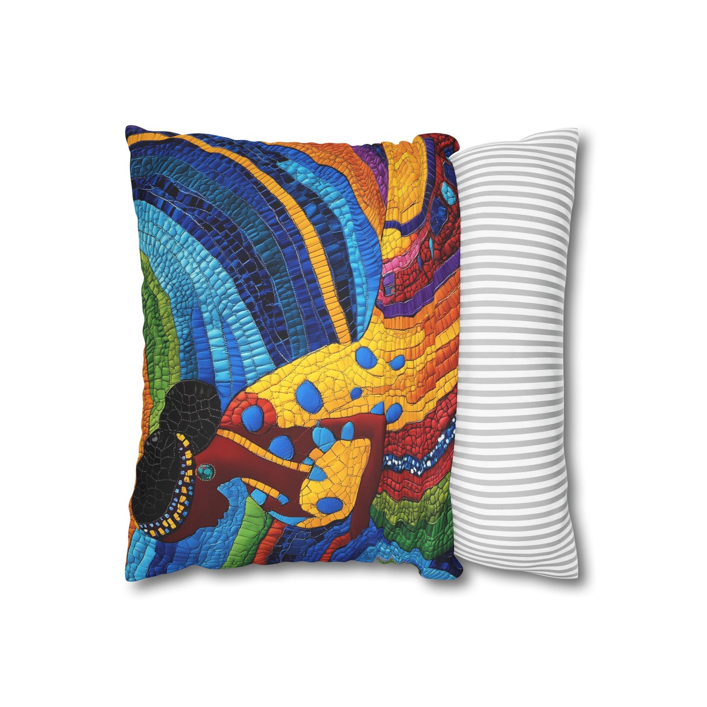 Sapelo: American Gullah Inspired Throw Pillow Cover