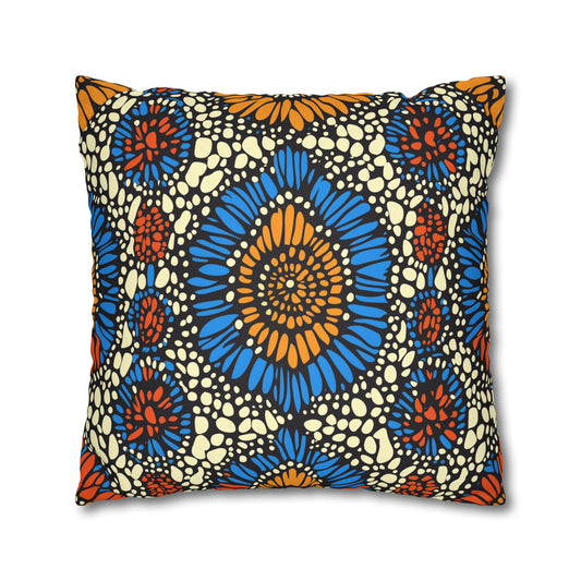 Batik: West African Ankara Inspired Throw Pillow Cover