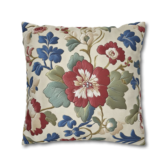 Parterre: Colonial Williamsburg Inspired Throw Pillow Cover