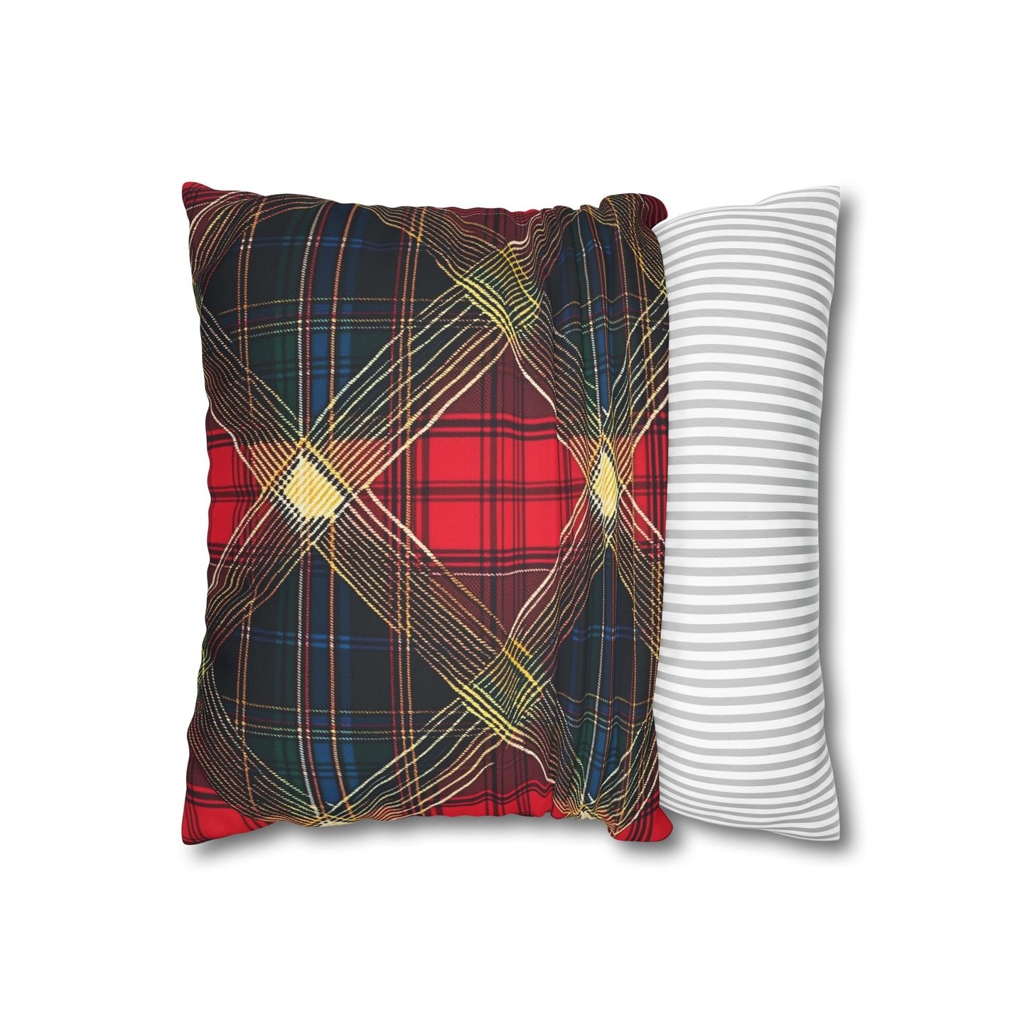 Kilt: Scottish Tartan Inspired Throw Pillow Cover