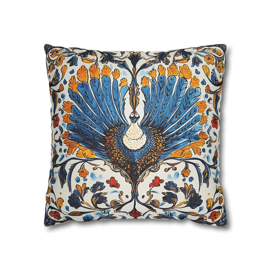 Veld: Dutch Nieuwe Kunst Inspired Throw Pillow Cover